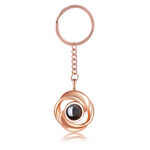 Amore Circle Keychain